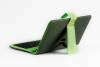Virgo VIR-00090 Leather Case with Keyboard 8 - 9" for Tablet Micro USB - Black Green